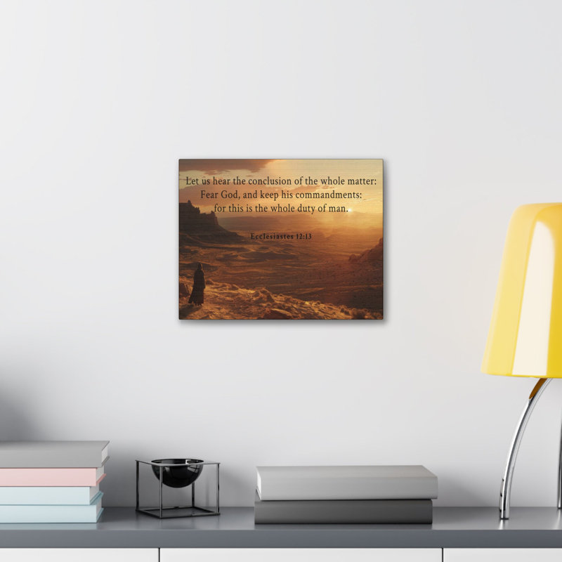 No Frame Print on Canvas, 27.9cm H x 35.6cm W