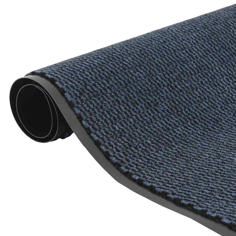 Non-Slip Indoor / Outdoor Door Mat, Blue, 60cm W x 150cm L