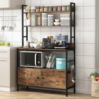 39.3'' Steel Baker's Rack with Microwave Compatibility