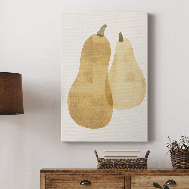 Organic Veg VI - peinture sur toile tendue, H 18 po x l 12 po x P 1 po