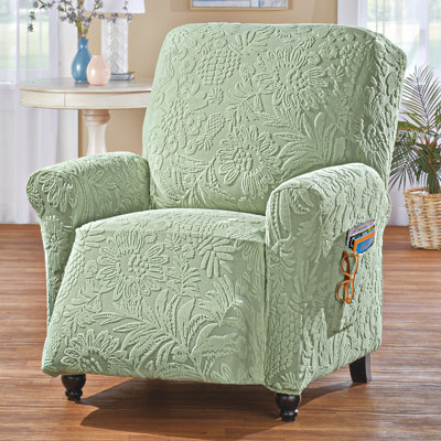 Polyester Box Cushion Recliner Slipcover
