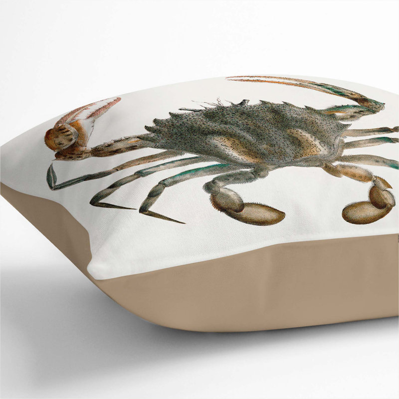 Square Throw Cushion, Stone, 55cm H x 55cm W x 20cm D
