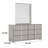 Suni Wide Dresser, Piano Wood With UV Finish, 6 Drawers-116748752