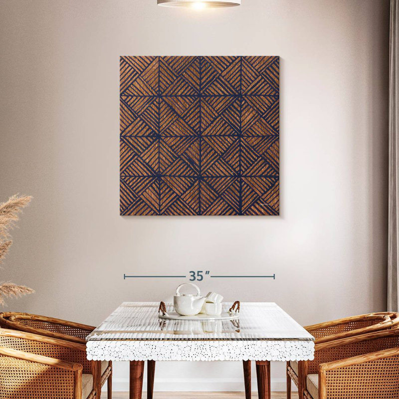 Kerner Copper Pattern, 36" H x 36" W