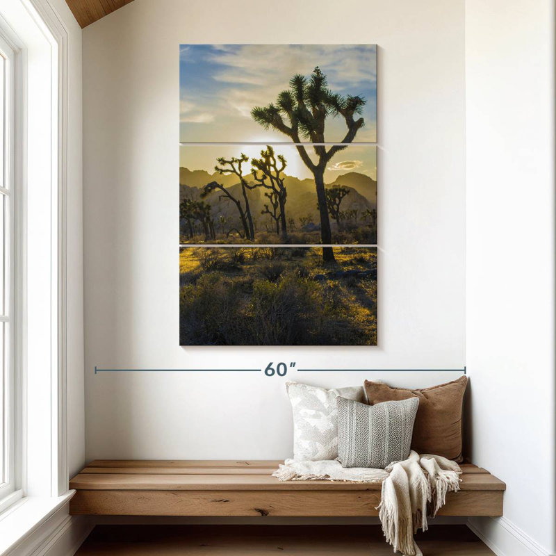 Harnek Joshua Tree Park Desert Field, H 50 po x l 32 po
