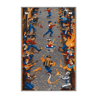  Tapis de musique lavable Street Performers and Buskers