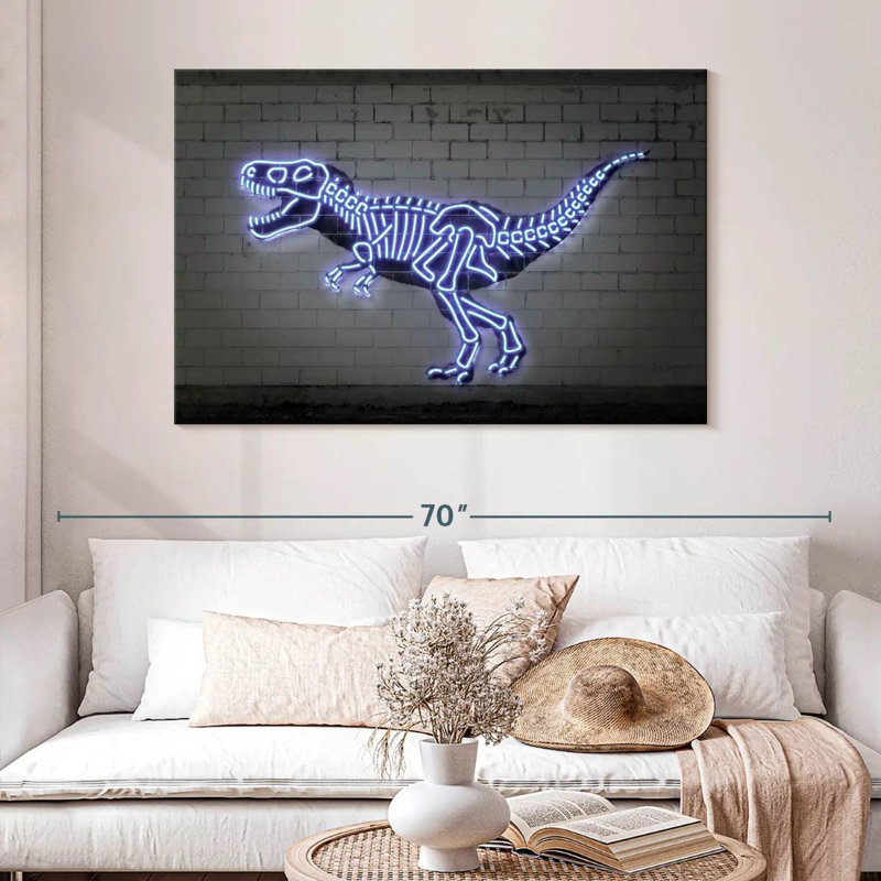 Brampt T Rex Bones, 32" H x 48" W