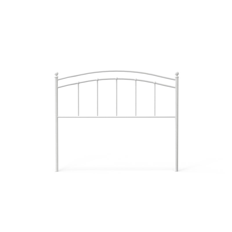 Bouton Headboard, Queen, Matte White