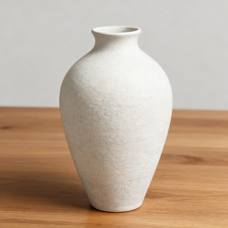 Large Ceramic Floor Vase For Farmhouse And Modern Home Decor, Rustic Minimalist Centerpiece For Living Room, Entryway, And Wedding Decorations