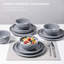 Pure 12 Piece Stoneware Dinnerware Set - Service For 4-1083242536