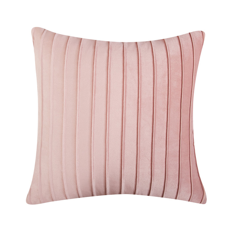 Housse de coussin en velours WARISI, 18 po x 18 po, Bleu royal