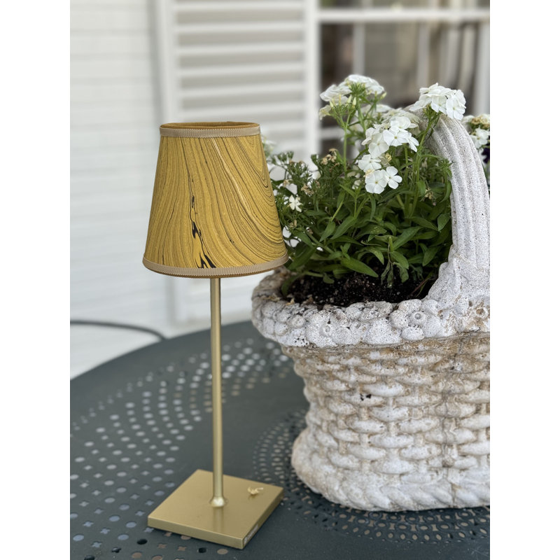 Marble Series Empire Lamp Shade, Ochre