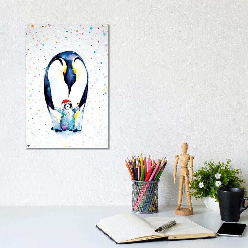 Little Steps (Christmas) by Marc Allante - Wrapped Canvas Gallery-Wrapped Canvas Giclée, 20.32 cm H x 30.48 cm W