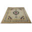 Tapis beige/rouge oriental fait main Claudine-935439917