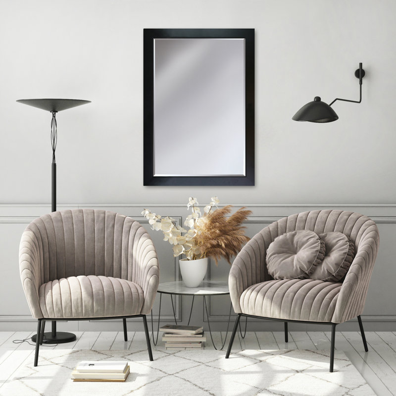 Wood Rectangle Wall Mirror
