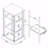 3-Shelf Curio Cabinet
