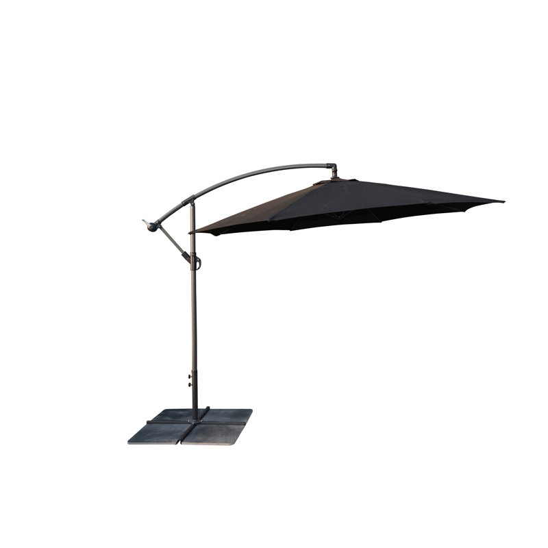 Amiya 300cm Cantilever Parasol, Black