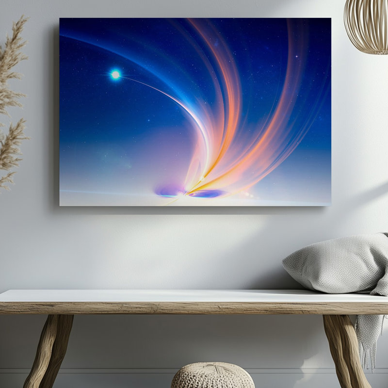 Art numérique sur toile, H 9 po x l 12 po
