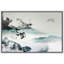Paysage abstrait «Dragon chinois fumé à l'encre de Chine et montagnes, nature sauvage, illustrations modernes et rustiques» sur-99543565-99543566
