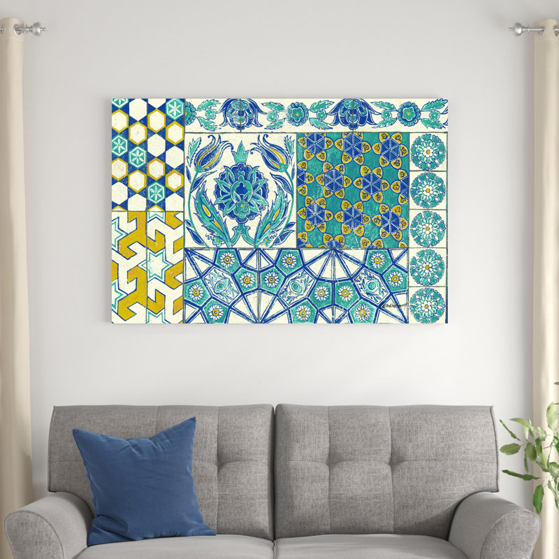 Turkish Tiles Exotic I, H 48 po x l 32 po x P 1,25 po