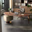 Bureau moderne brun en forme de pois unique-109050186