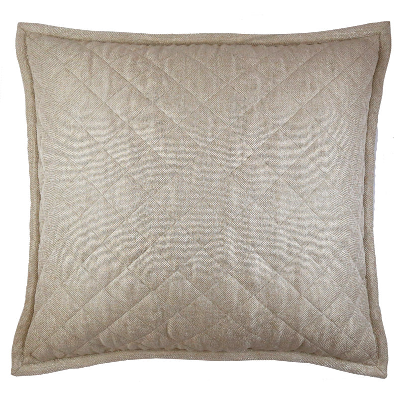 Baby Basket Coverlet, Queen Coverlet + 2 Euro Shams, Sandstone