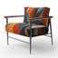 Fauteuil d'appoint rembourré Cubism-875873194