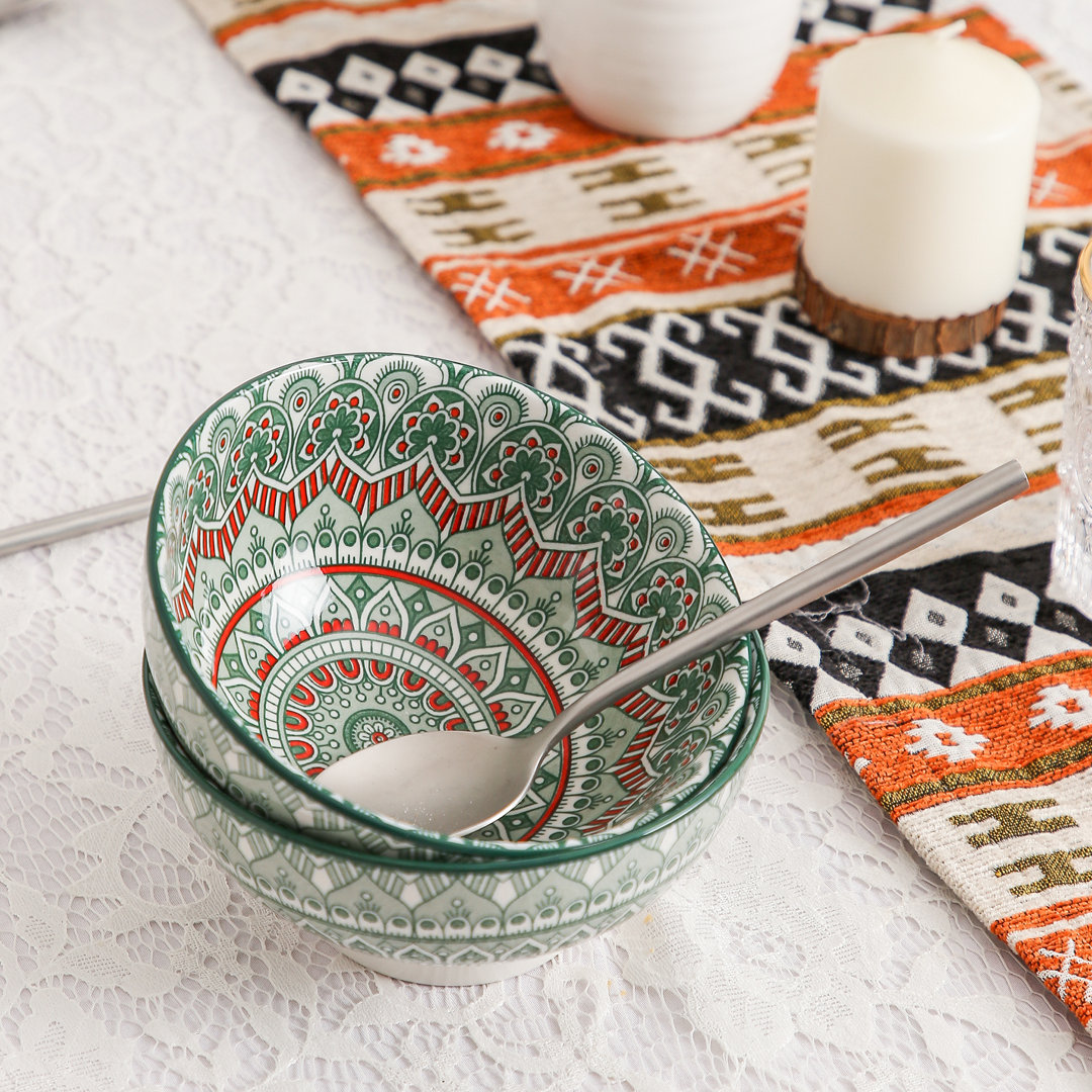 Mandalc 650ml Cereal Bowl Set