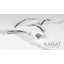 Karat Collection Round Knob - 1-1/4 " Diameter Cabinet Knob Chrome - Contemporary Hardware for Drawers & Cabinets-50259989