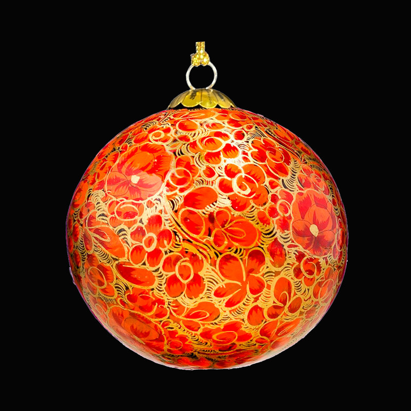 Enchanted Orange Bauble