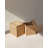 Scallop Storage Rattan Bin With Lid