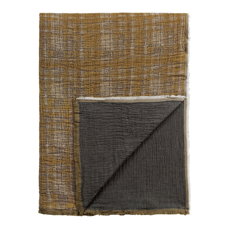 Amalfi Throw Blanket, Mustard