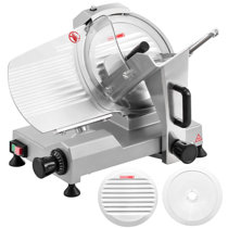 VEVOR 1400-Speed Cast Aluminum and Chromium-plated Steel Commercial Food  Slicer in the Food Slicers department at