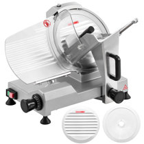 VEVOR 1400-Speed Cast Aluminum and Chromium-plated Steel  Commercial/Residential Food Slicer in the Food Slicers department at