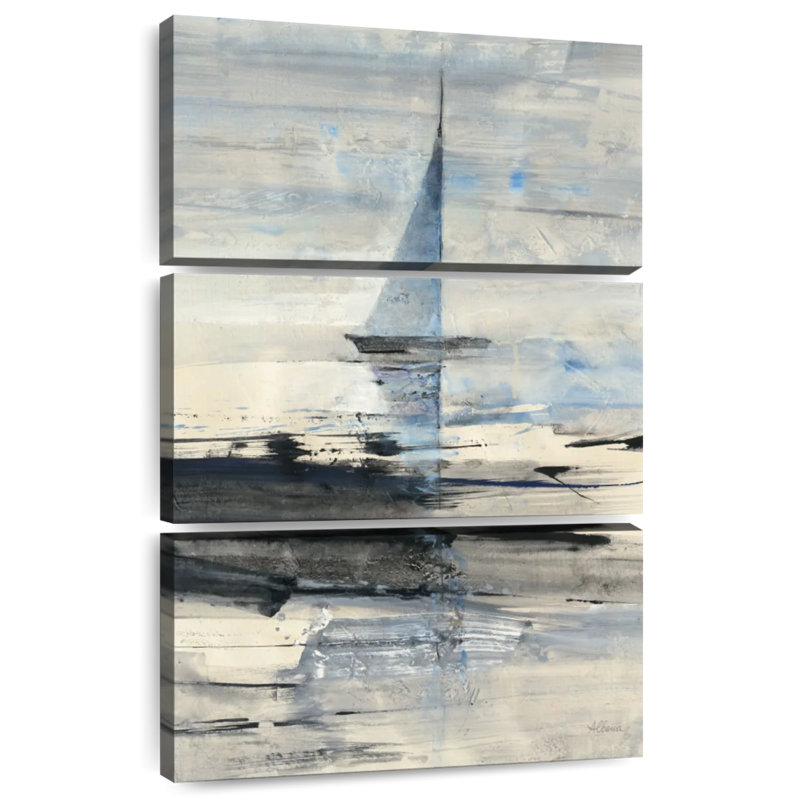 Mehar, voile abstrait I, H 32 po x l 20 po