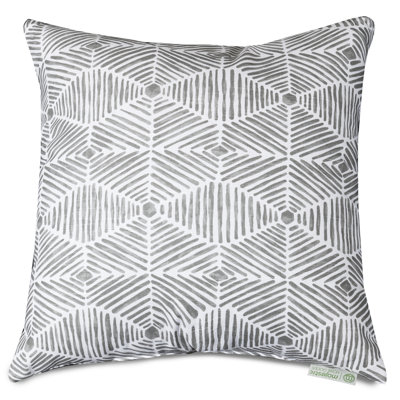 Charlie Geometric Cotton Throw Pillow