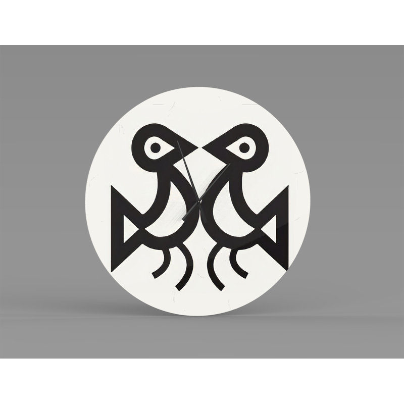 Horloge murale tribu-Love Birds, Grand