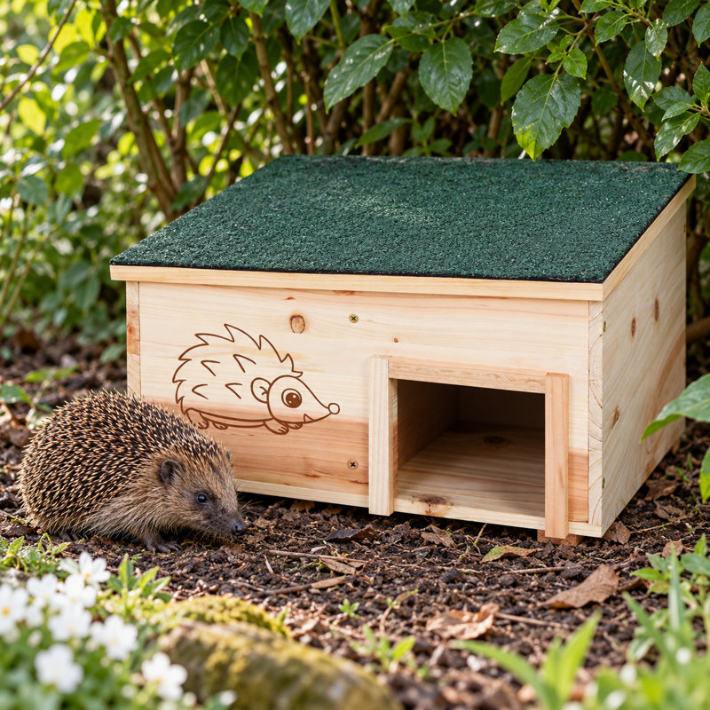 Fenton Wooden Hedgehog House