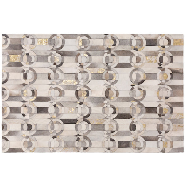 Art Hide Cowhide Area Rug in Gray
