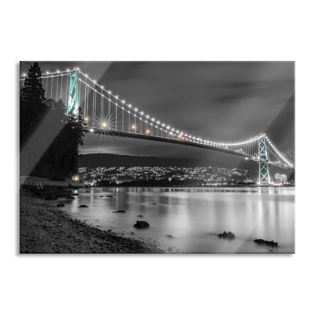 Glasbild Lions Gate Bridge in Vancouver