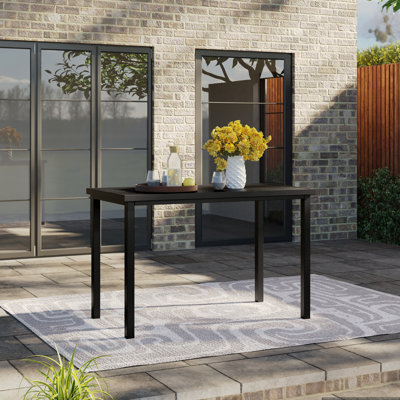 Alyne Rectangular Outdoor Bar Table