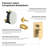 Cube 2-Function Pressure Balanced Complete Shower Faucet Set with Slide Bar-134155027