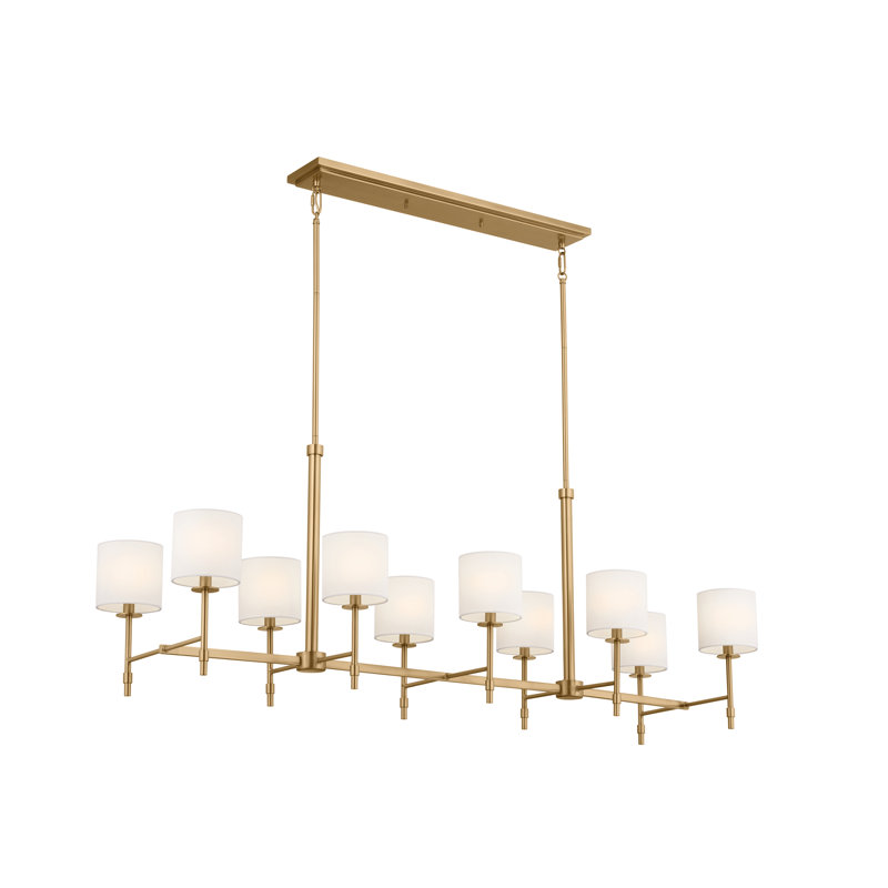 Zeesha 10 - Light Kitchen Island Pendant, Gold