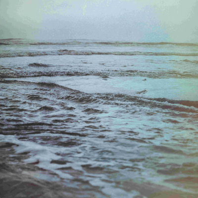 «Polaroid Waves», impression sur toile tendue