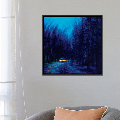 Iris Scott - Blue Redwoods Painting Print on Wrapped Canvas -  Red Barrel Studio®, RDBS5800 31860041
