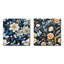 Motif floral blanc et bleu Magnolias-101849161-101849155