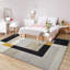 Milo Modern Printed Area Rug - Minimalist Color Block Area Printed Rug-768305041