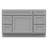 51'' Single Bathroom Vanity Base Only-94091258