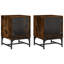 Genagra 35 cm W Steel Bedside Table-72213907-110677787