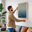 Moonlit Cherry Blossom Japandi - Wrapped Canvas-603502545-603502548